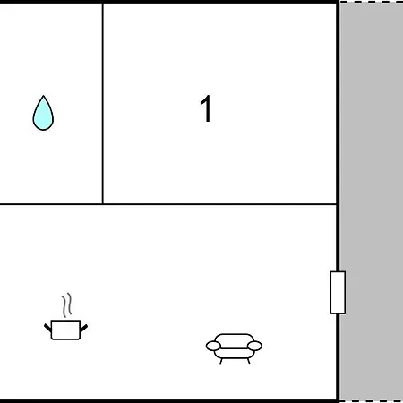 1 Bedroom Front In Rakalj